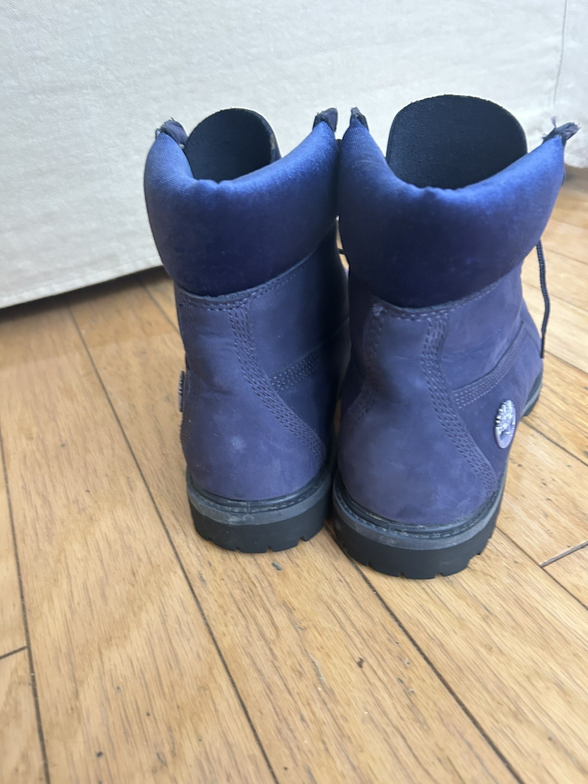 Size 9.5 Timberland Women’s Boots Velvet Navy Nubuck Waterproof Premium A1KC5