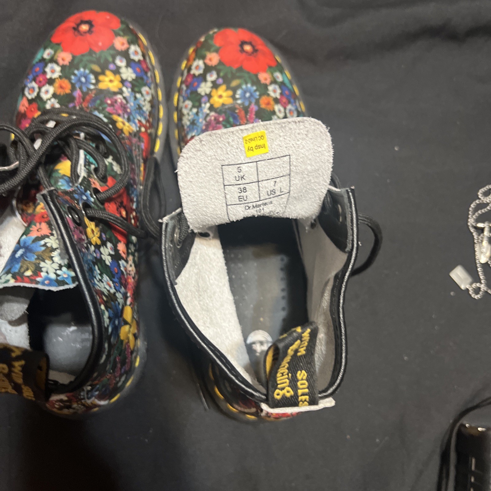 DOC MARTENS Womens 101 6 Eye Boot, Multi Wanderlust Softy T US 7L