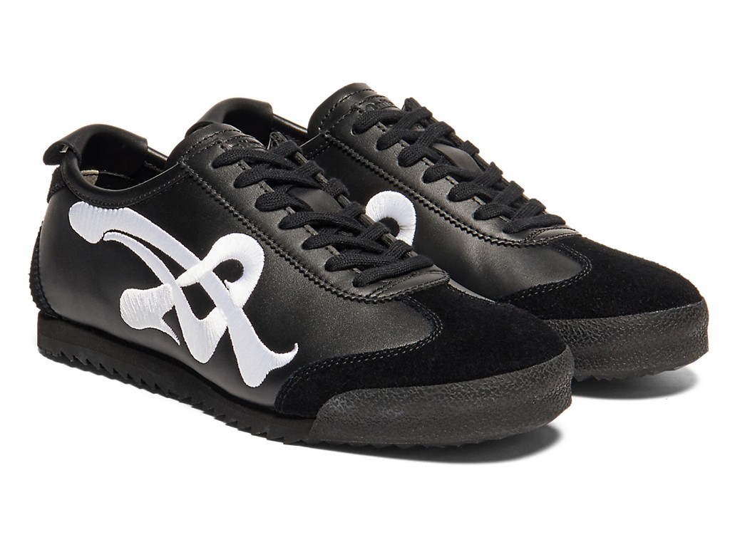 Onitsuka Tiger Women’s MEXICO 66 DELUXE NIPPON MADE 1182A723 001 BLACK WHITE