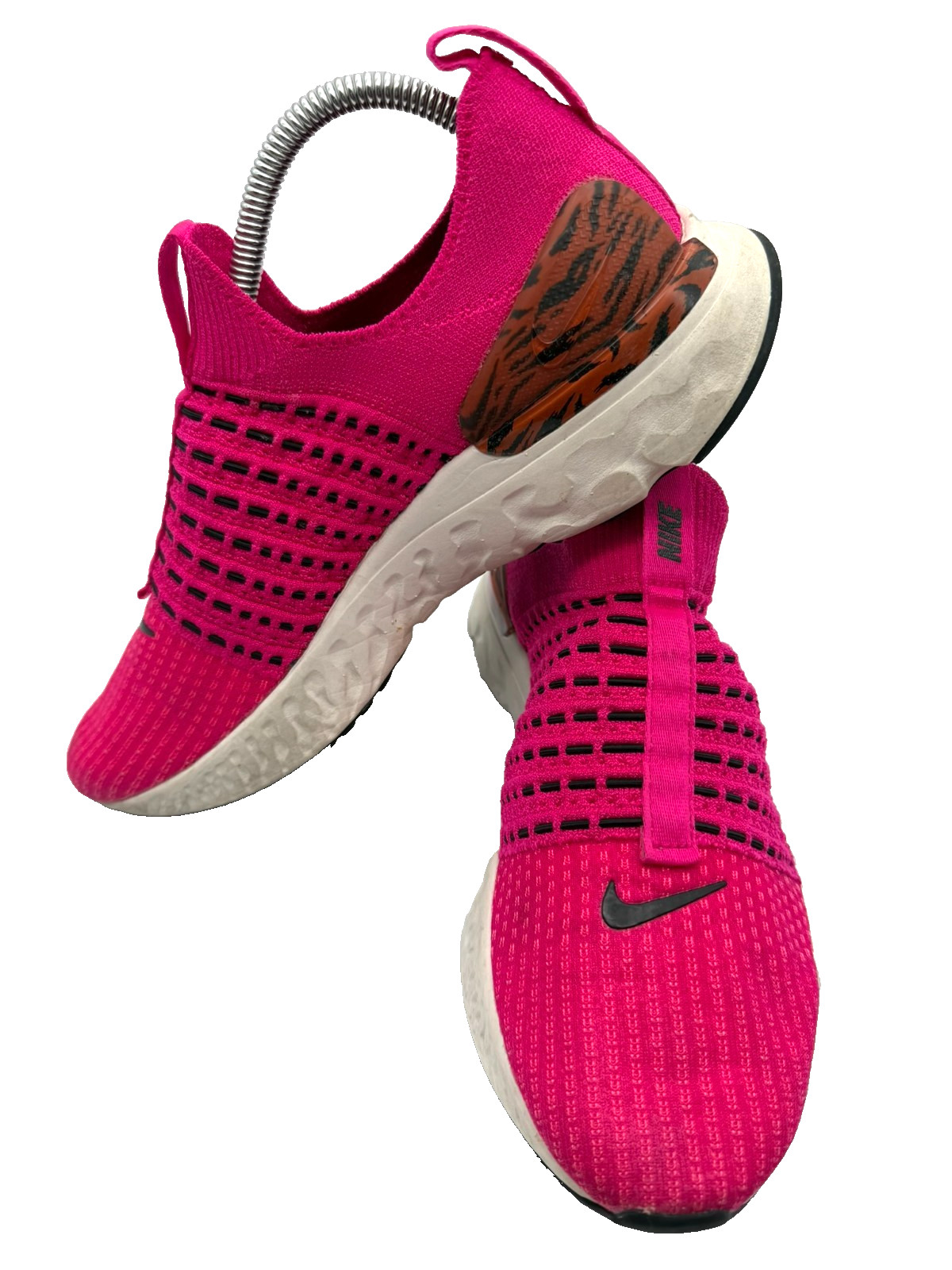 Nike React Phantom Run Flyknit 2 Shoes Pink DQ7649-600 Women’s Size 9