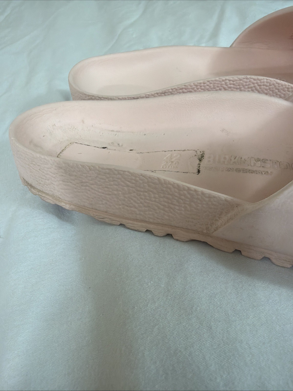 Birkenstock Madrid Big Buckle EVA Sandals Light Rose Size 42 Womens 11