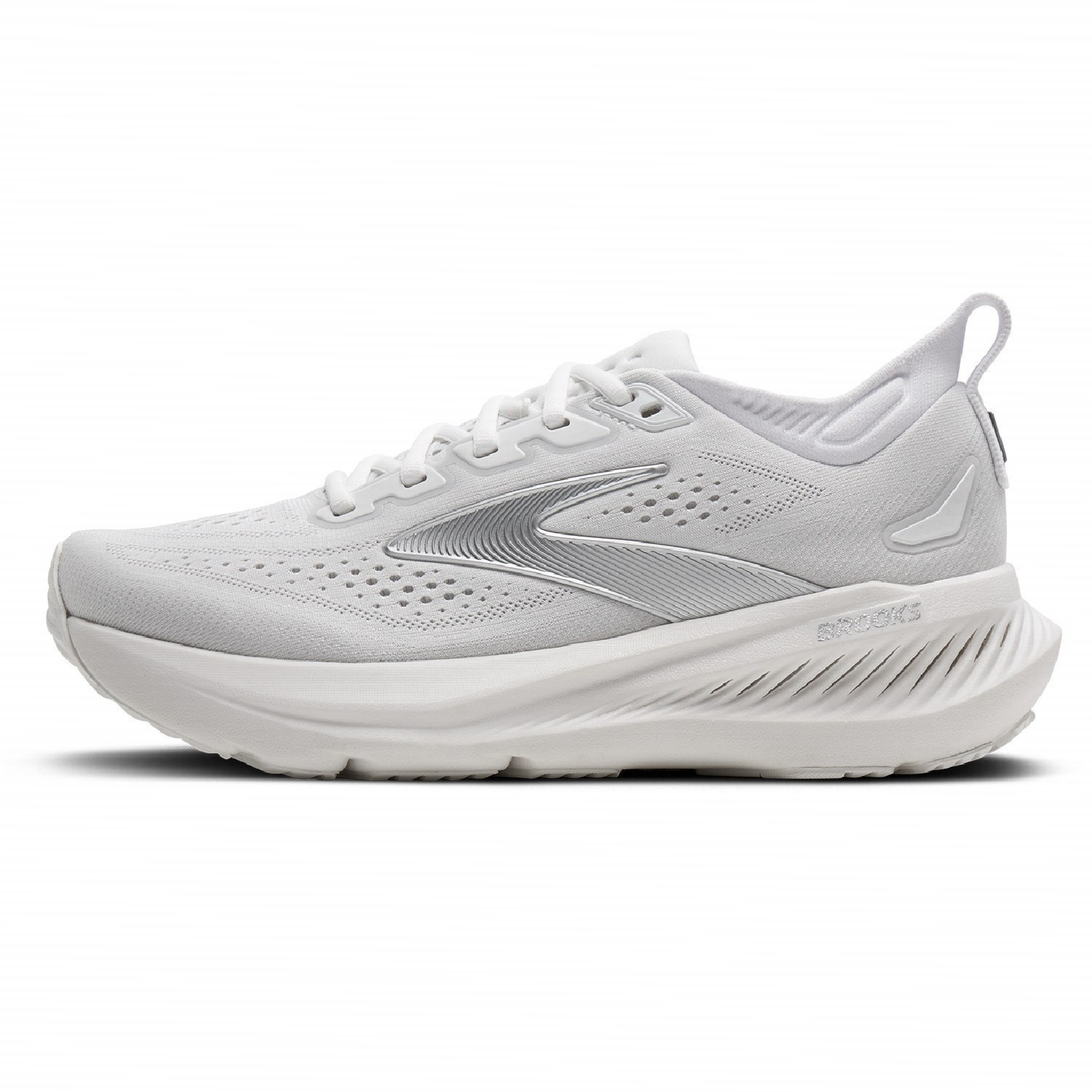 Brooks Women’s Glycerin 23 Running Shoes, White/Grey (NEW)