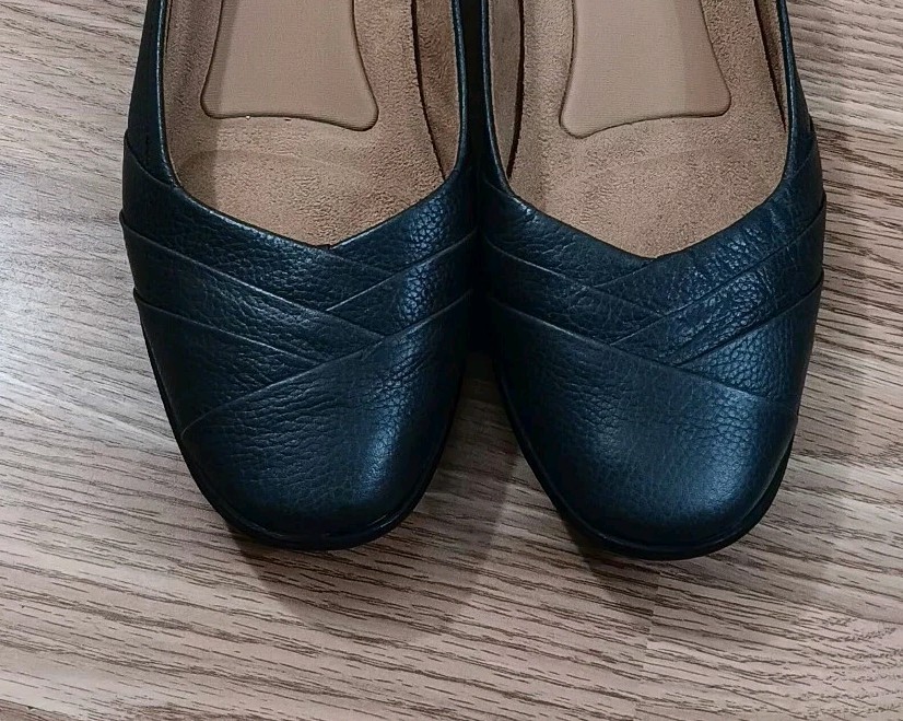 Naturalizer N5 Contour Women’s Size 8.5 W Black Slip On Flats Ballet Shoes