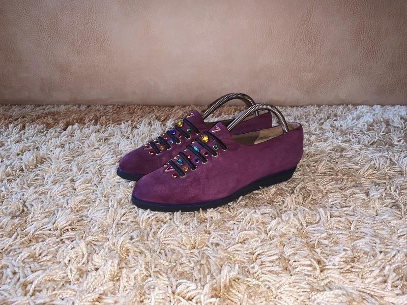 women bally heels purple 38.5