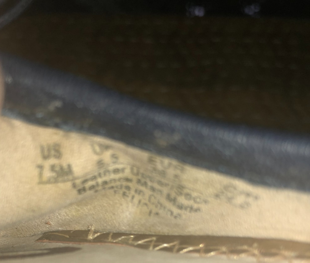 Sam Edelman Felicia Ballet Flats Navy Leather Bow Logo Women’s 7.5 M