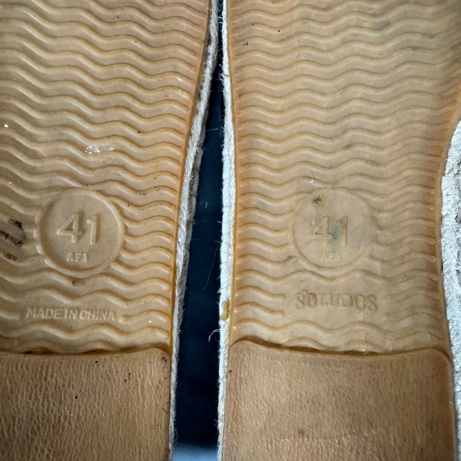 Soludos Woven Espadrilles Slip On Flats Pale Pink White Resort Cruise Size 41