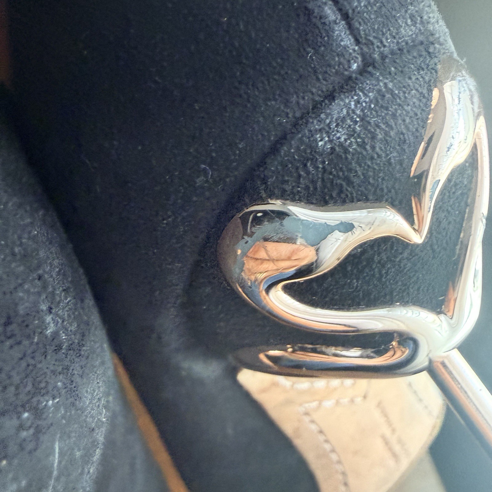 Sophia Webster Coco Flamingo Suede Pumps Sz 7 Black Copper SEE PHOTOS