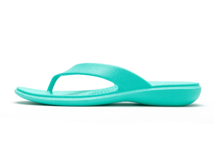 AUTH Okabashi Maui Women’s Cherry Flip Flops Arch Support Waterproof Made in USA