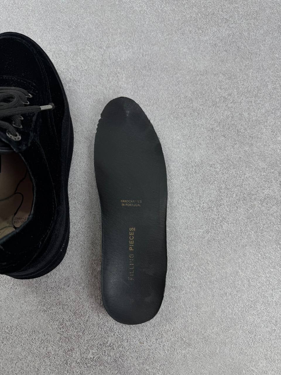 Filling Pieces Low Eva Velvet Black Sneakers Size 38 Duties Paid (USA)