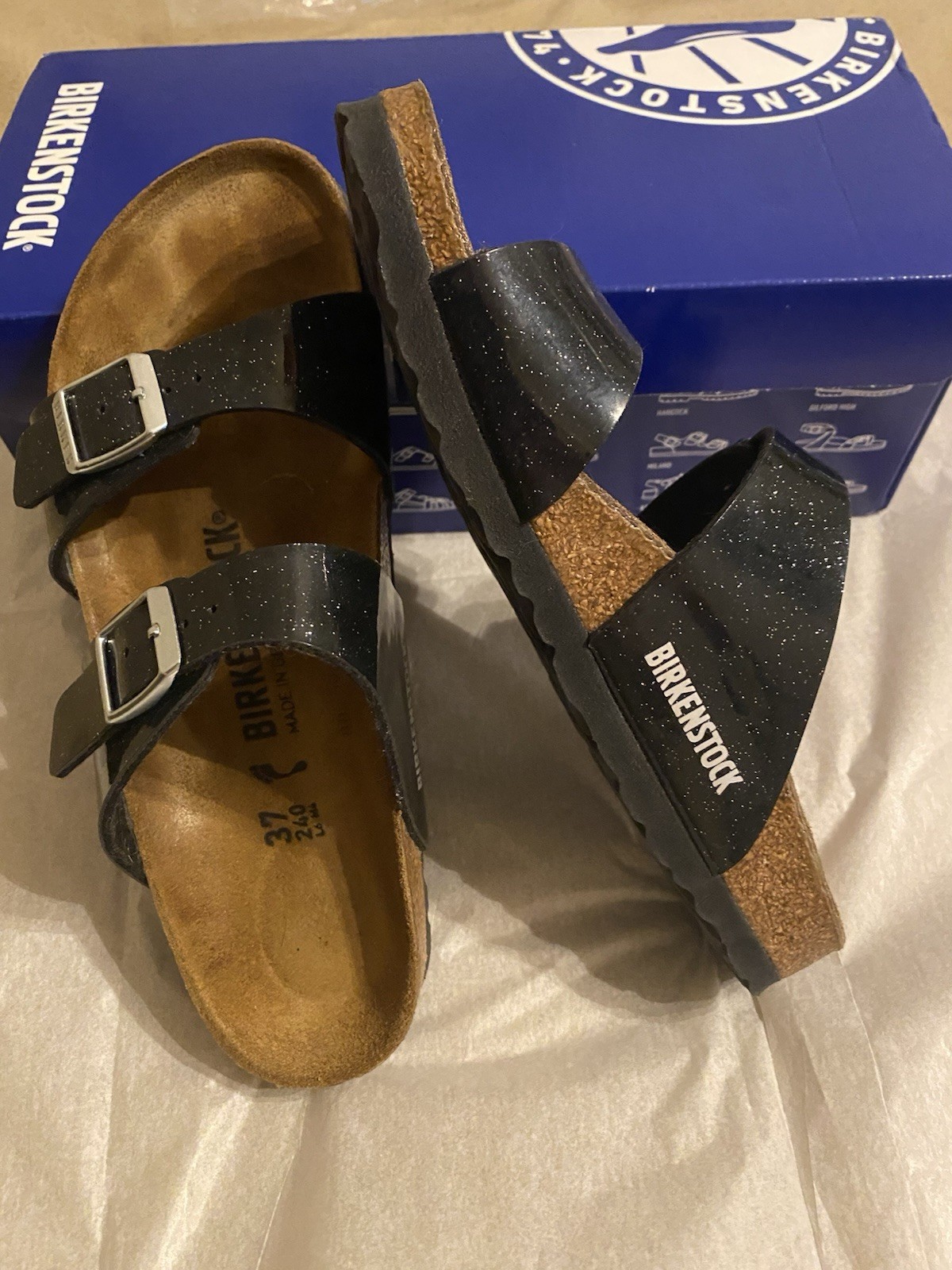 Birkenstock Sydney Magic Galaxy Black 37 US 6