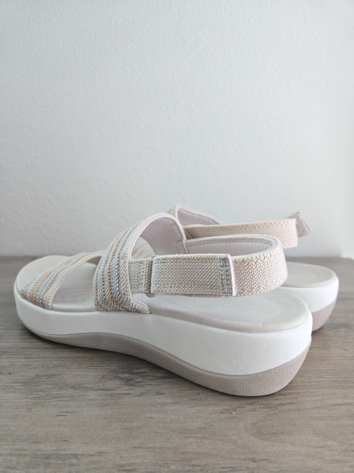 Clarks Cloudsteppers Arla Stroll Slingback Sandal Beige Multicolor Size 10M