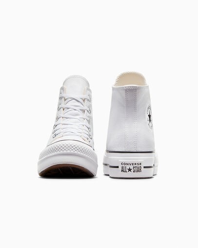 converse us 10.5 560846C ctas lift hi white/black/white