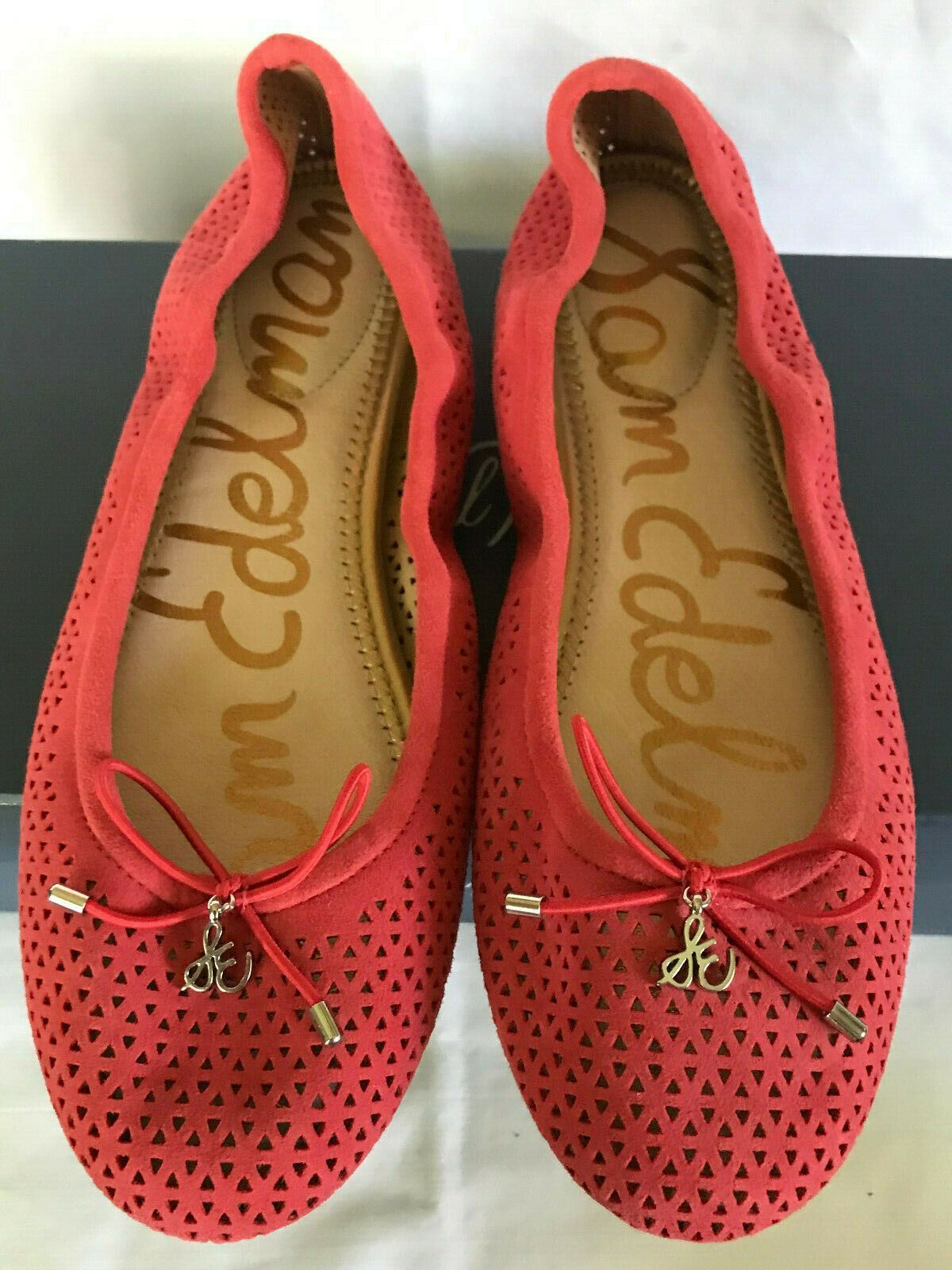 NEW Sam Edelman Felicia 2 Flat Havana Slip-On Suede Ballet Flats Shoes Womens 6