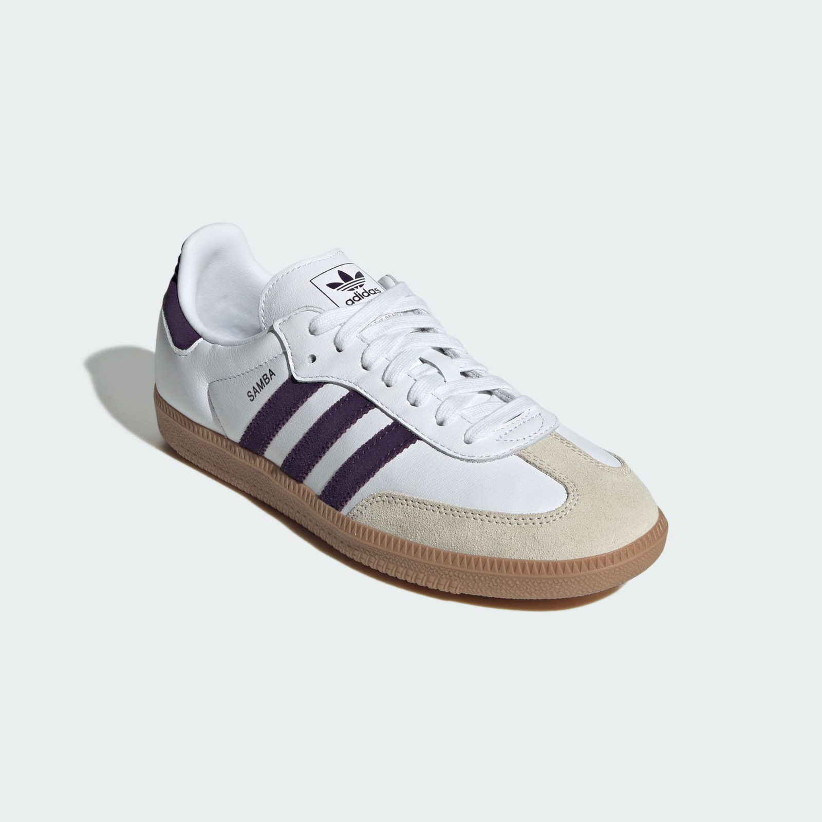 adidas WMNS Samba OG Cloud White Alumina Aurora Plum JS1392 Women’s Size