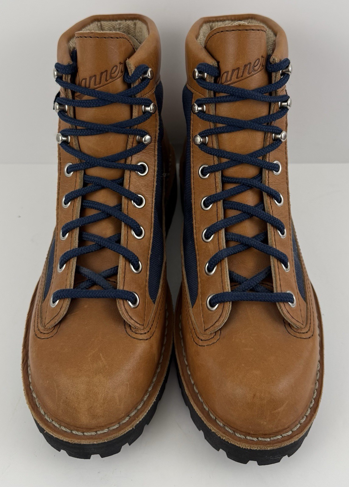 Danner Light Cascade Tan/Blue Hiking Boots Made USA Women’s Size 7