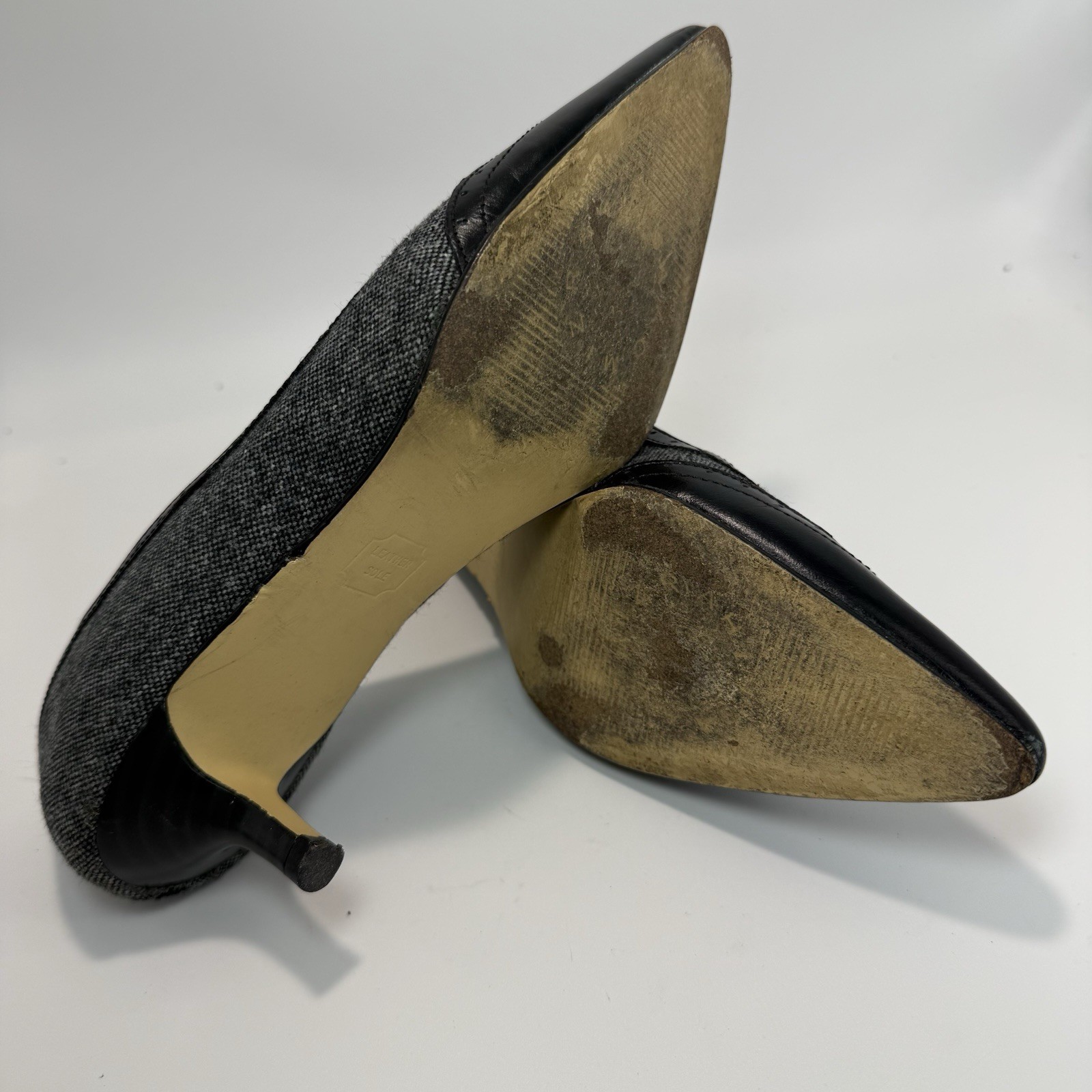 Isaac Mizrahi For Target Women’s Kitten Heels Size 8.5 Fabric/Leather Cap Toe