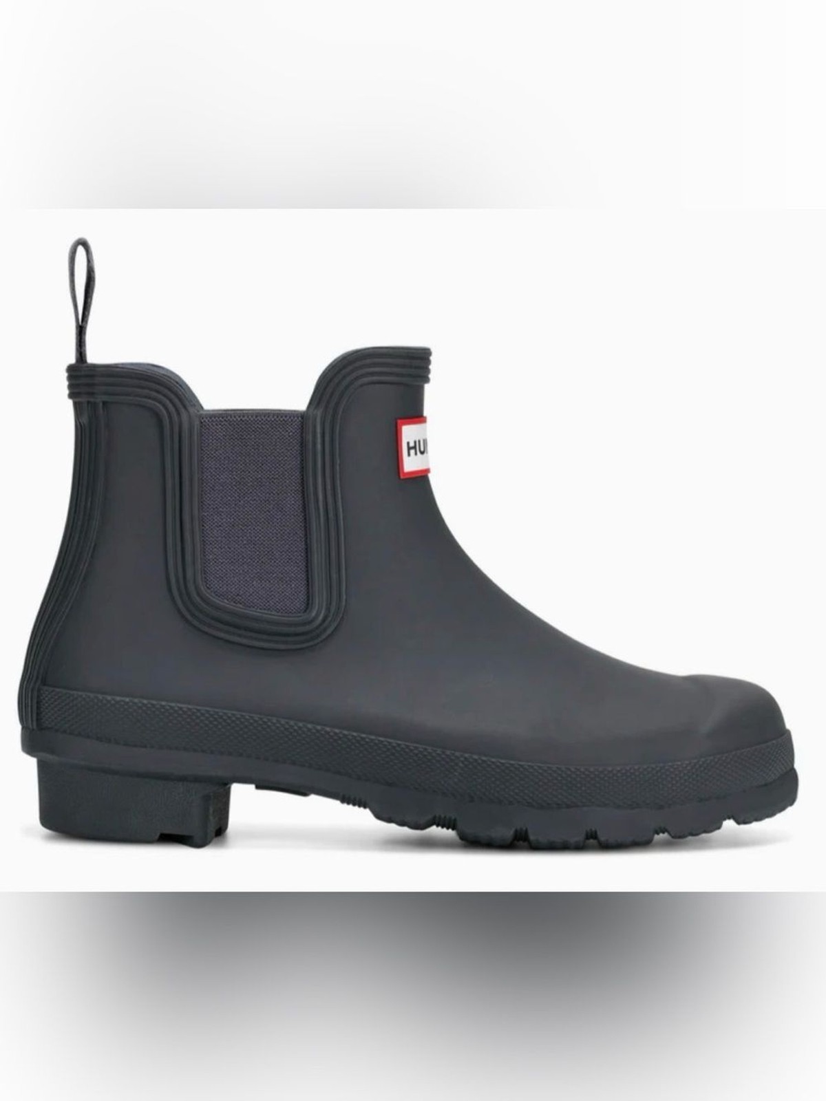 Women’s Original Chelsea Boots Blue Slip-On Rubber Ankle Boots Navy/Hunter/Navy