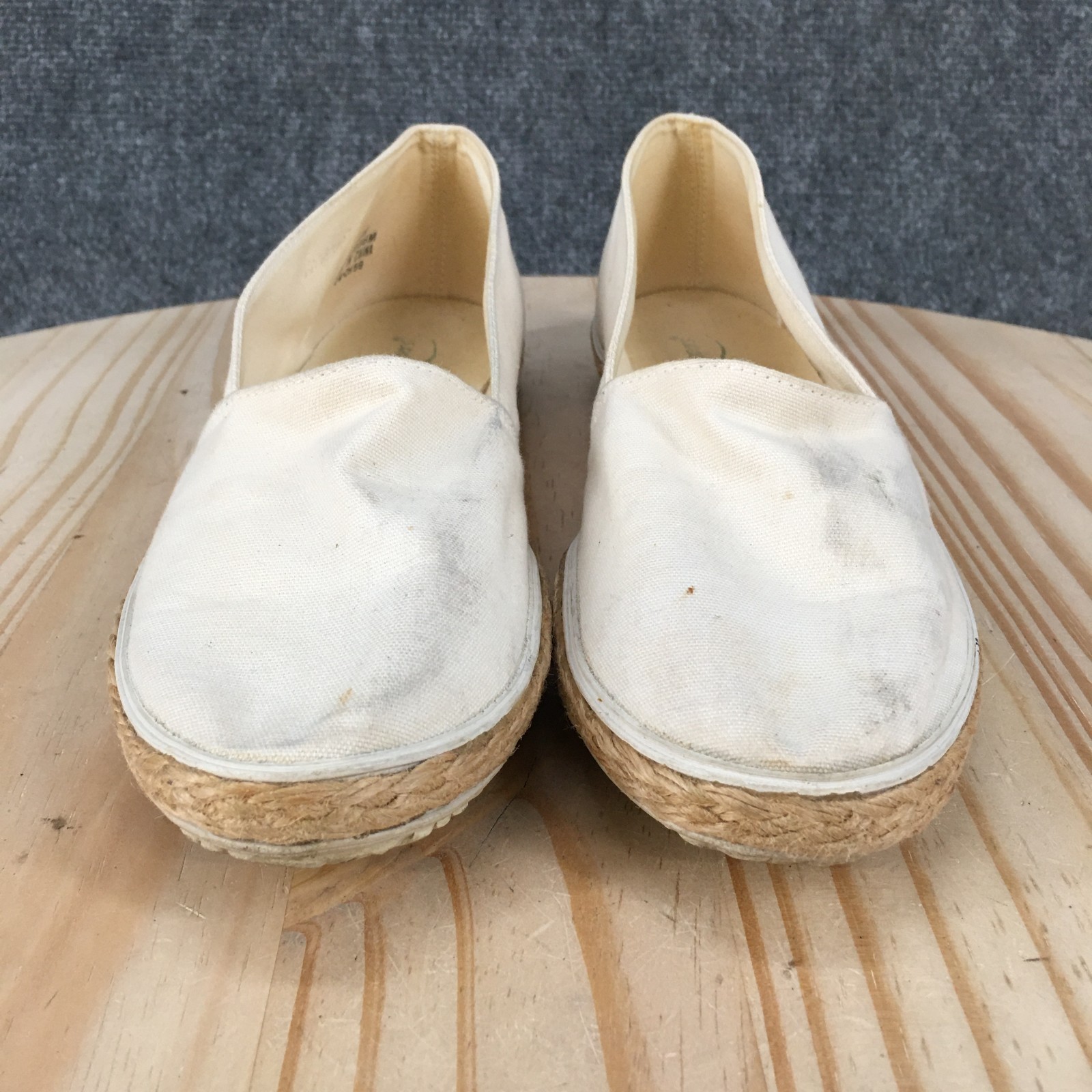 Grasshoppers Shoes Womens 8.5 M Casual Slip On Espadrille Loafer Flats White