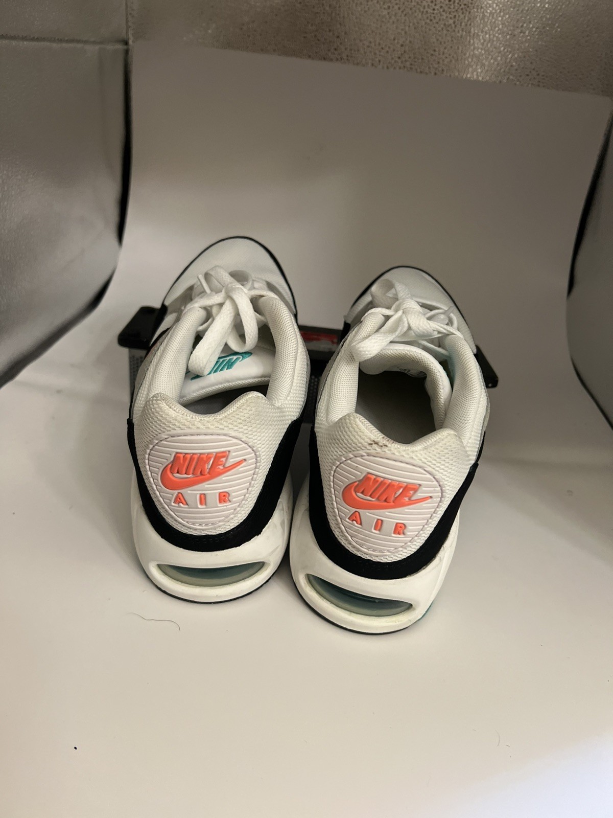 Nike Womens Air Max Correlate 511417-136 White Black Green Orange In Box Sz 8.5