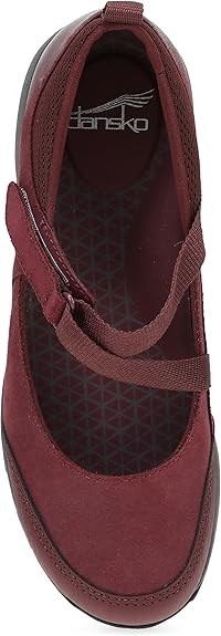 Women’s Dansko Primrose Burnished Suede Wine Size 36 Medium