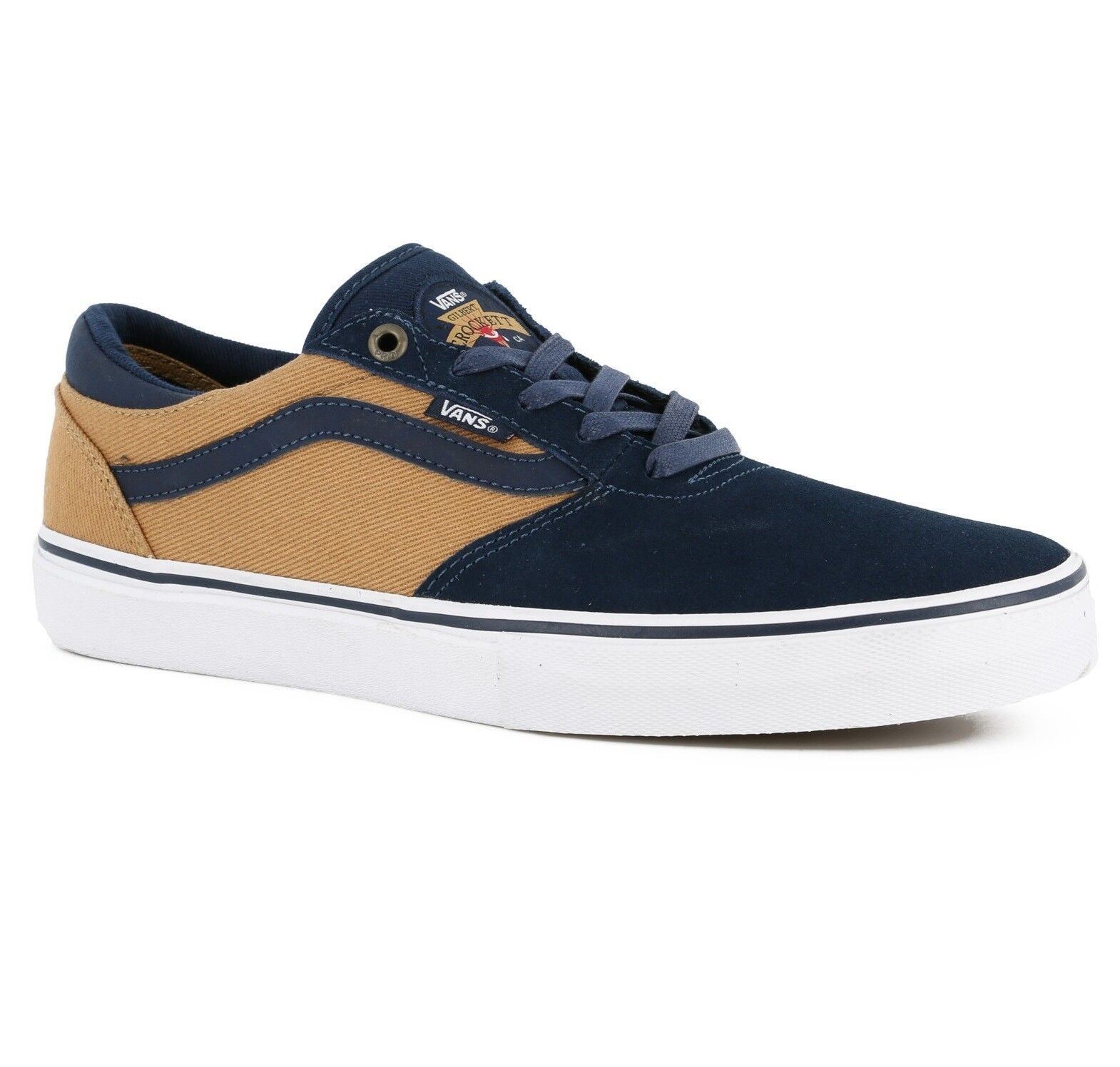 Vans Gilbert Crockett Pro Navy Tan Sneakers MEN’S 6.5 WOMEN’S 8