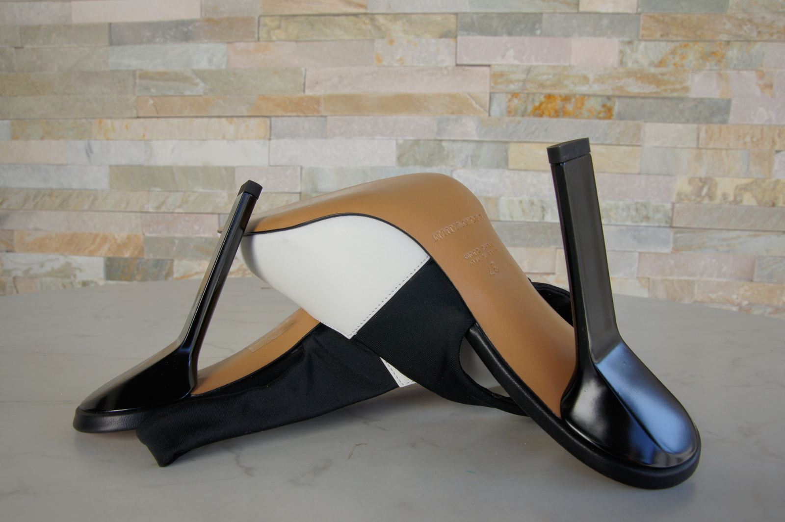 Emporio Armani slingbacks slingbacks 35 36 37 37.5 38.5 39 40 white former RRP €350