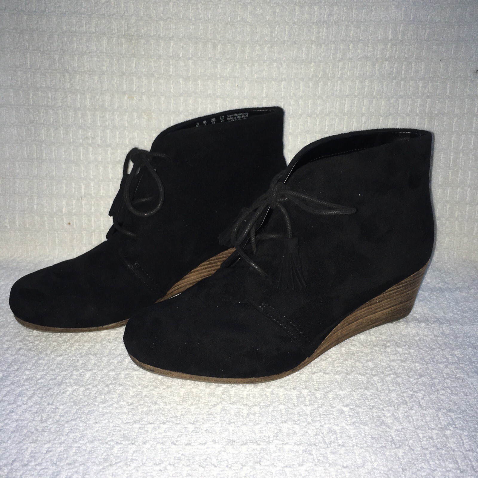 Dr Scholls Womens Dakota Boot Black Suede Size 9 M