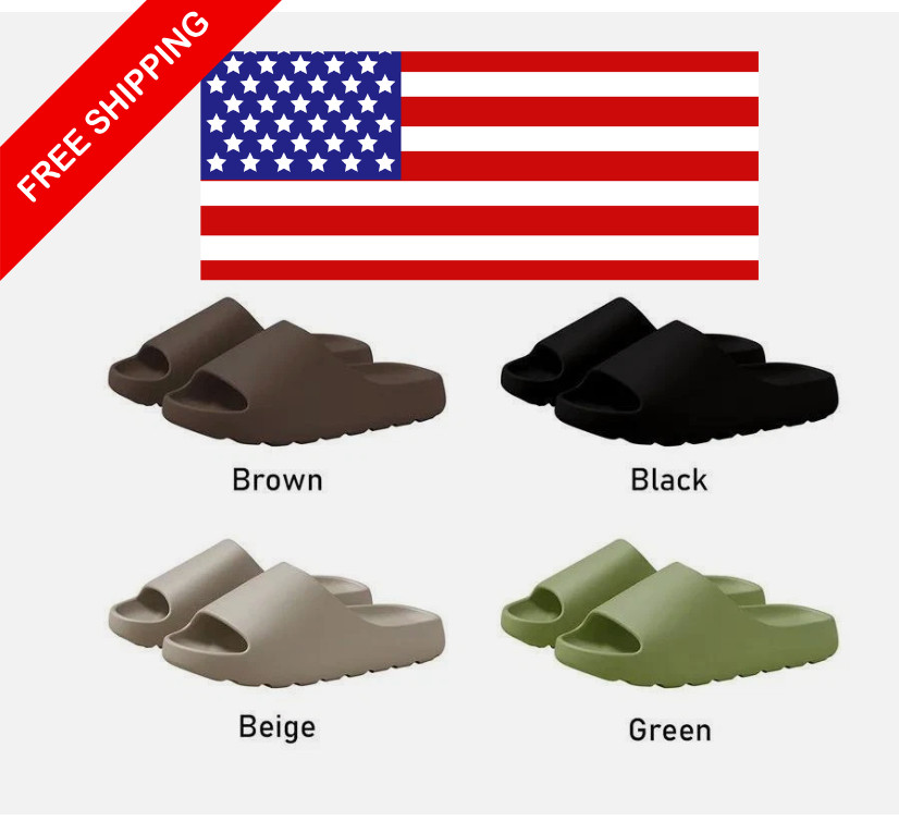 Coconut Slippers Cloud Thicksoled Sandals Summer Fashion Soft Bottom Beach woman