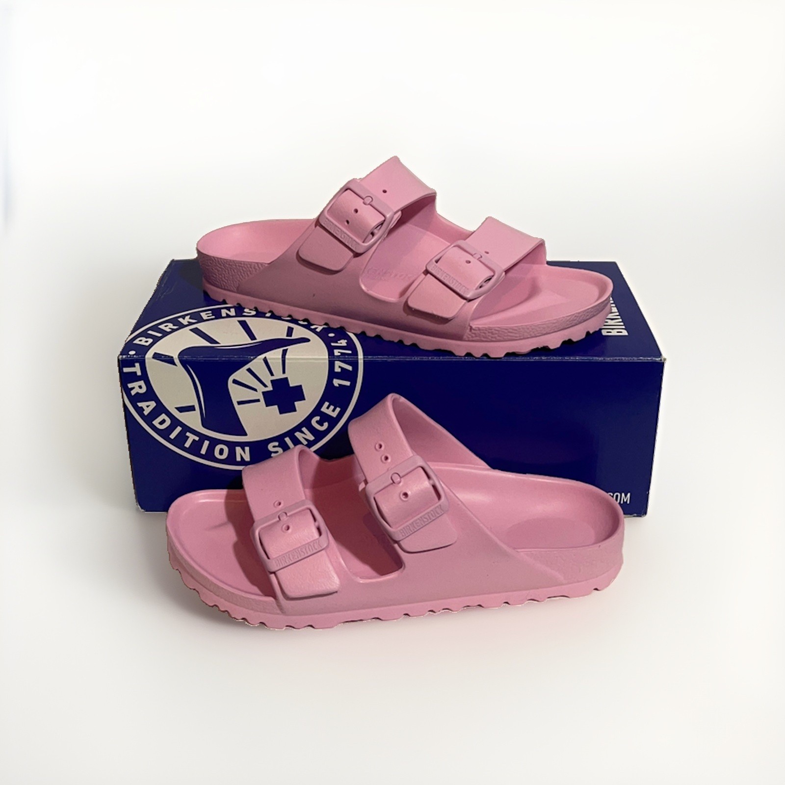 Birkenstock Arizona EVA Fondant Pink Mismatched Sandals Women’s Left 7 Right 8