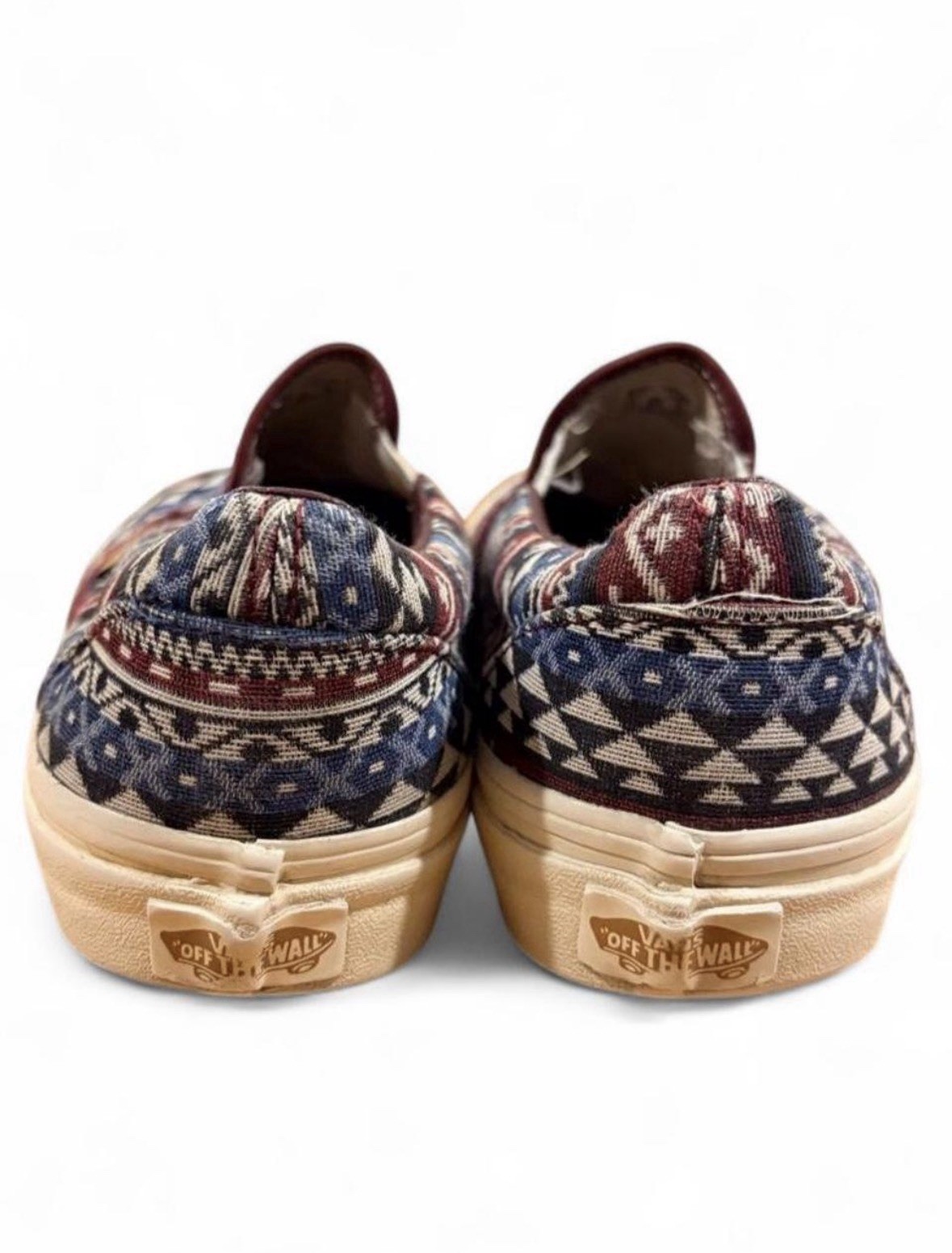 Vans Slip-On Canvas Blanket Weave Geometric Slip-On Women’s 8 Men’s 6 EU 38.5
