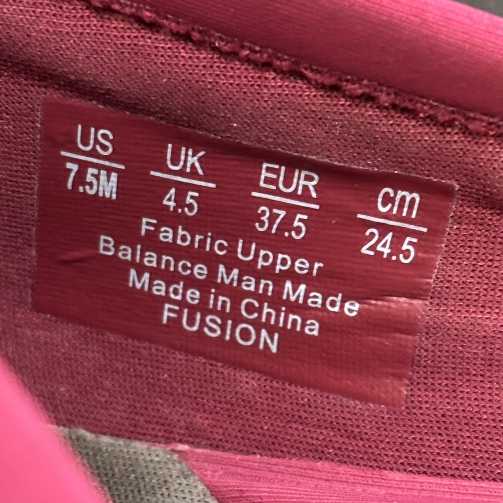 Bzees Fusion Washable Slip On Stretchy Shoes Cranberry Red Women’s 7.5M