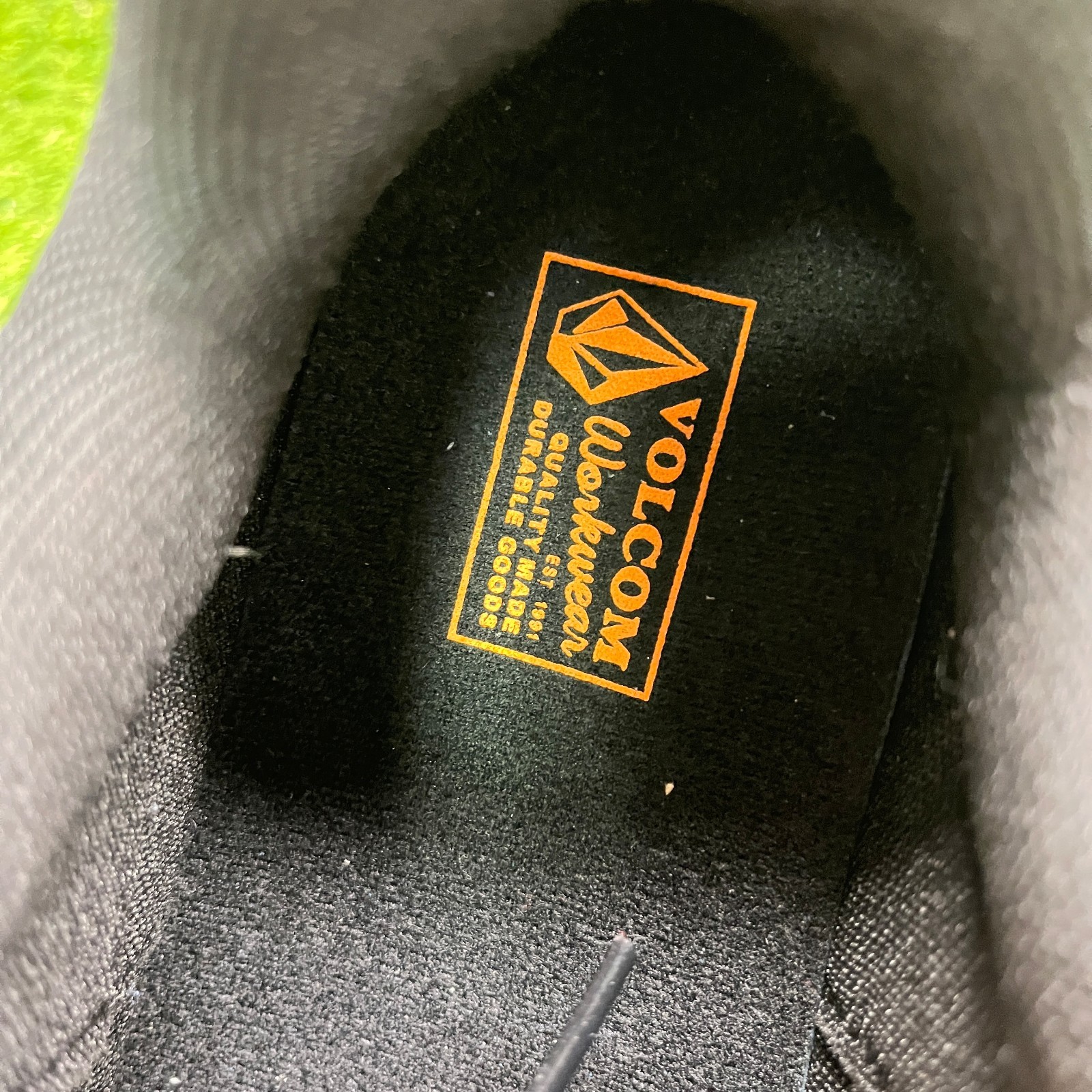 Volcom Evolve Low Womens Size 7 Triple Black Composite Toe Safety Working Shoes