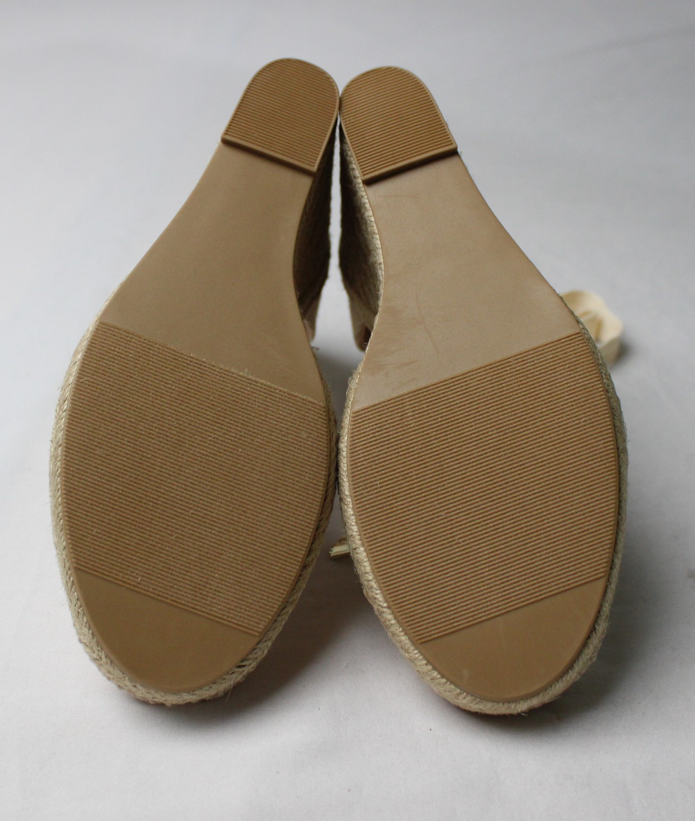 Just Fab Women’s Jenala Strappy Wedges AC2 Linen Size US:6.5 EU:37 UK:4.5