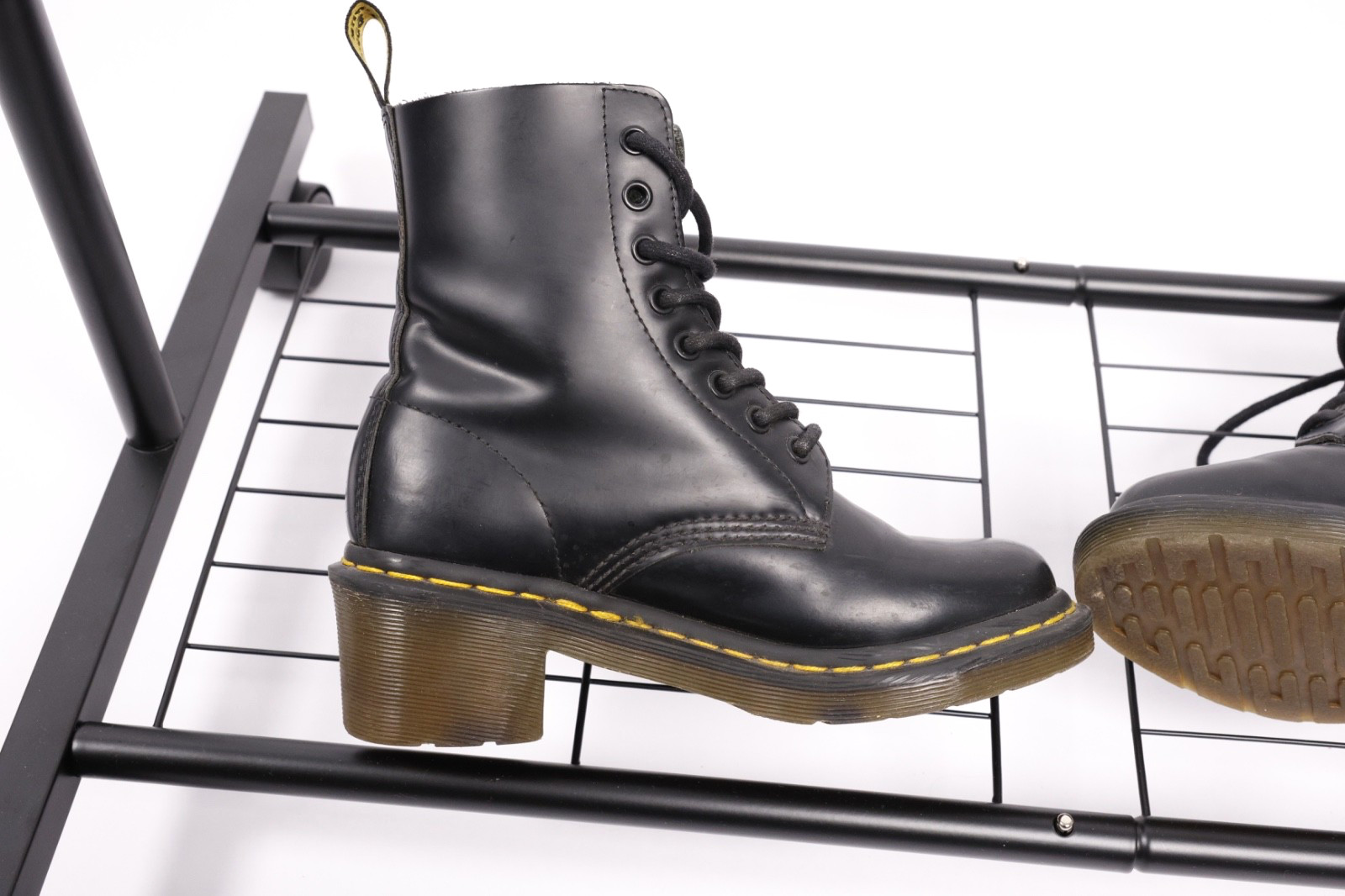 Dr. Martens 1460 Women’s Size 6 Black Leather Lace Up Boots