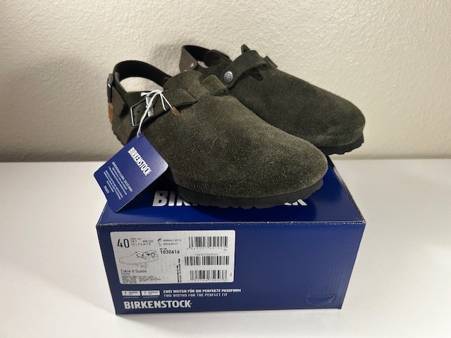 Birkenstock Tokio II Suede Women’s – Thyme – Size EU 40 Regular / 9 US