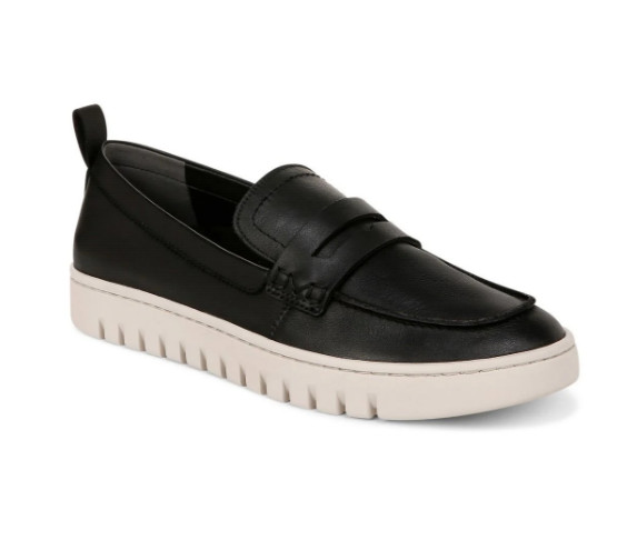 NEW VIONIC Women’s Uptown Loafer – Black Leather, Medium