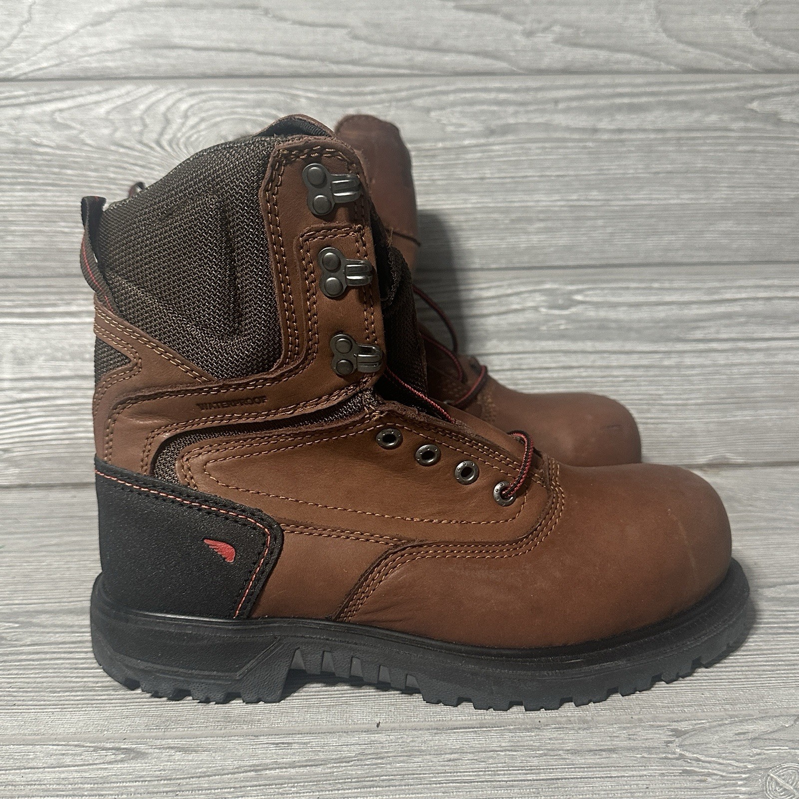 Red Wing 3554 BRNR XP Safety Toe Work Boots Womens 7.5 B ASTM CSA Standards READ