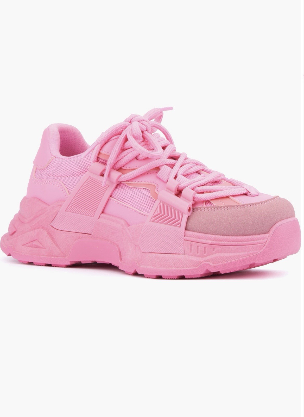 OLIVIA MILLER PINK SNEAKERS SIZE 8 7.5 SPORTS WOMEN SHOES HIGH DESIGNER GIRLS