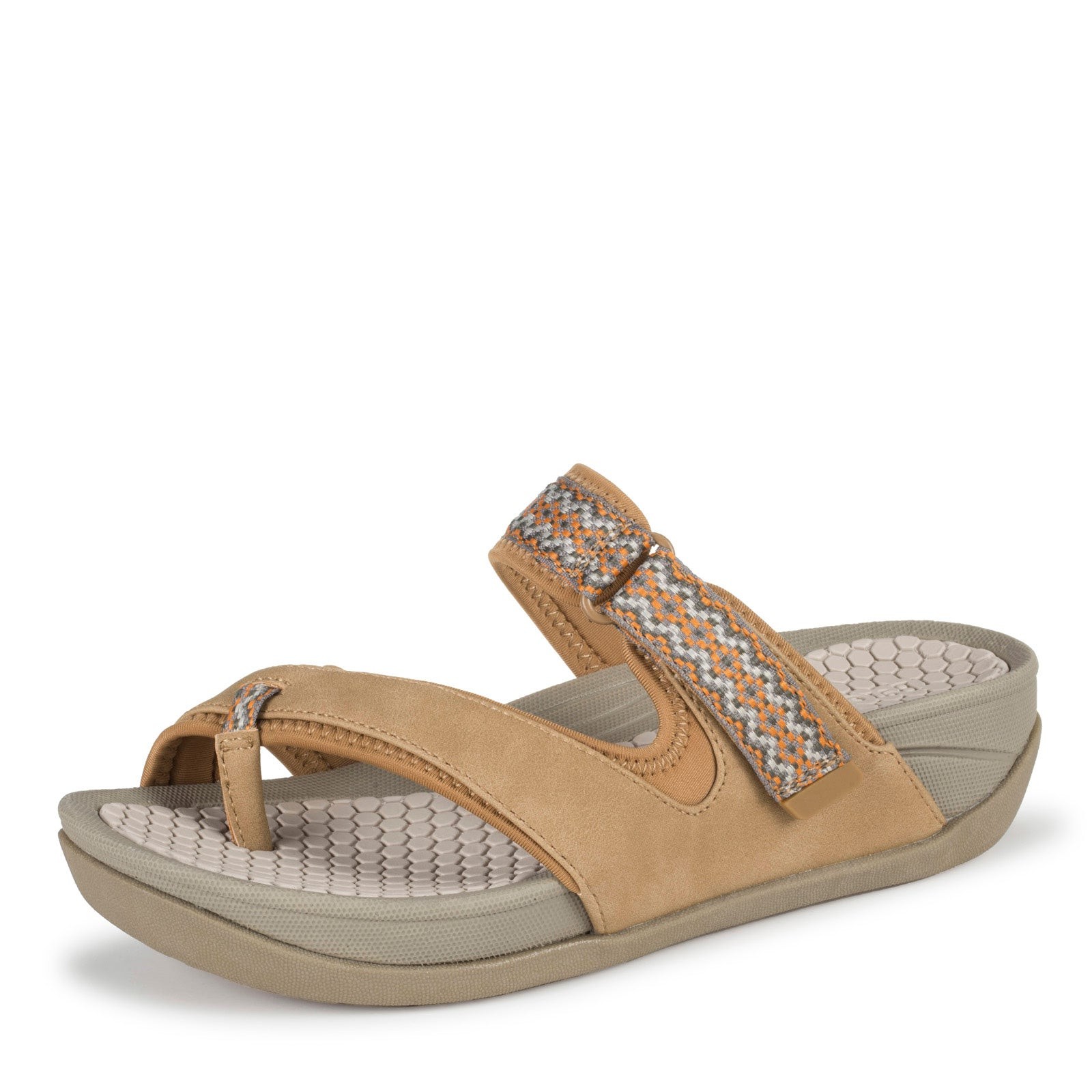 Women’s Baretraps, Denni Sandal DENNI TAN Tan FABRIC-AND-SYNTHETIC