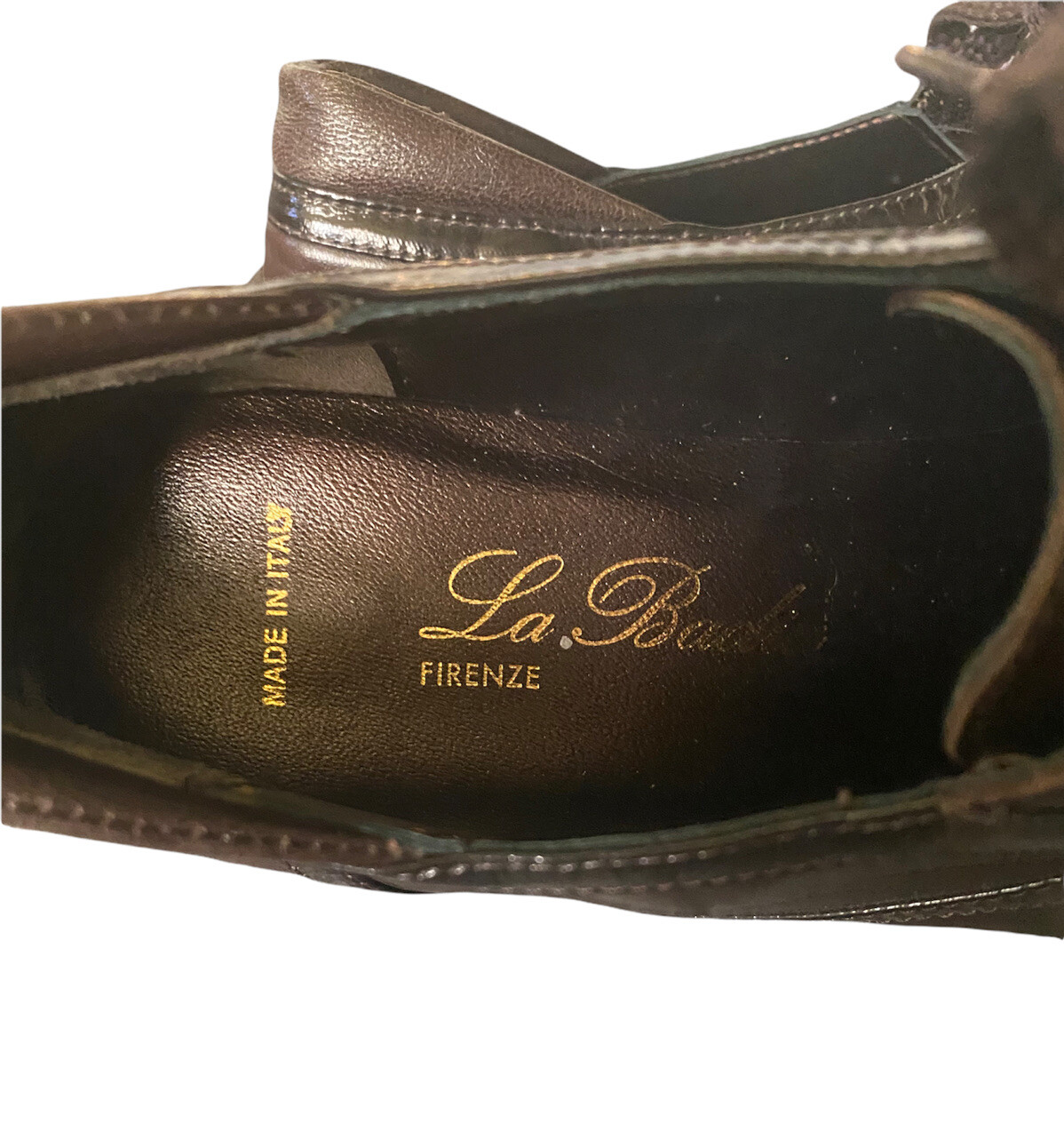New Gorgeous LA BADIA women’s brown Leather casual shoes sz EU 39.5/US 8.5-9