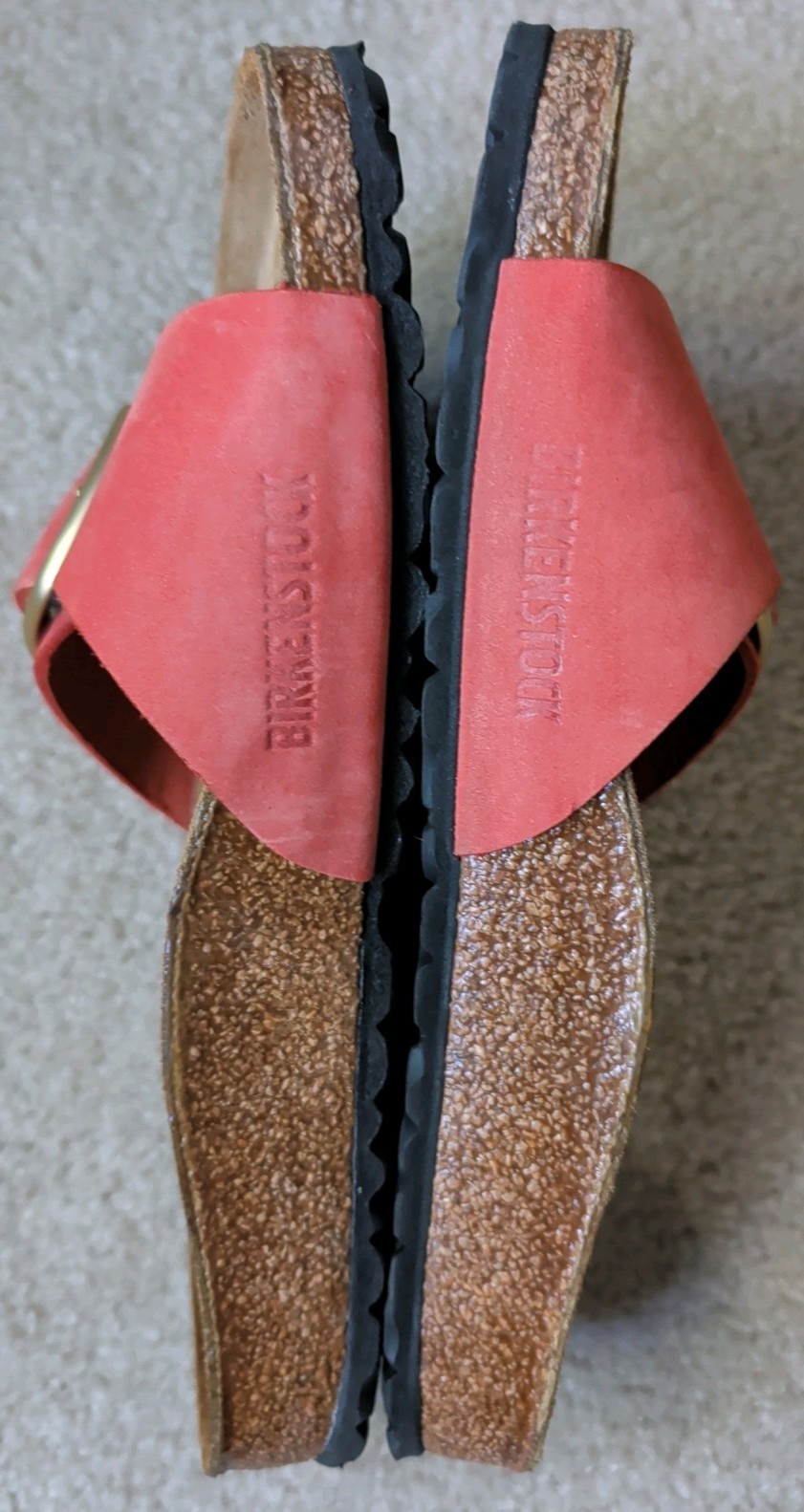 Birkenstock Madrid Big Buckle Sandals Slides Regular/Wide Size 37 Burnt Orange