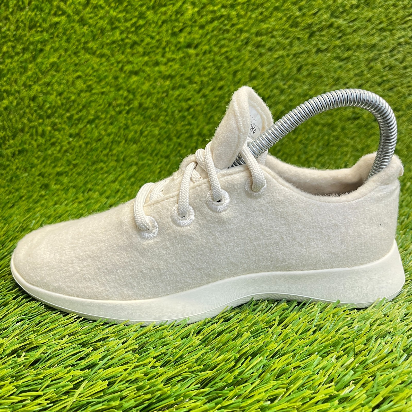 Allbirds Wool Runners Natural White Womens Size 6 Casual Walking Shoes Sneakers