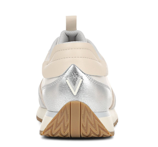 VIONIC Women’s Monarch Sneaker – Ivory Silver, Medium (NEW)