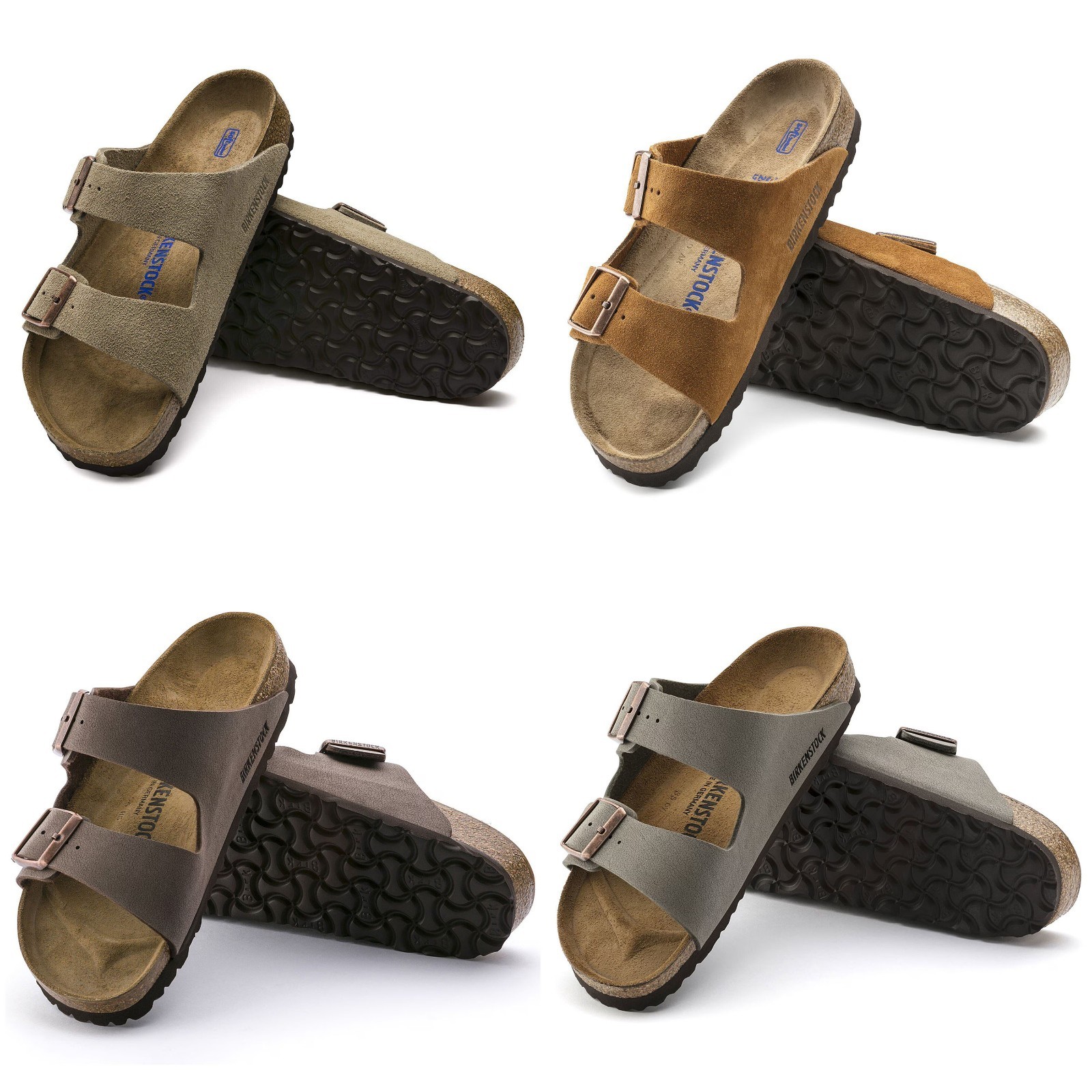 Birkenstock Arizona Soft Footbed Unisex Sandals – Taupe Mocha Mink Stone