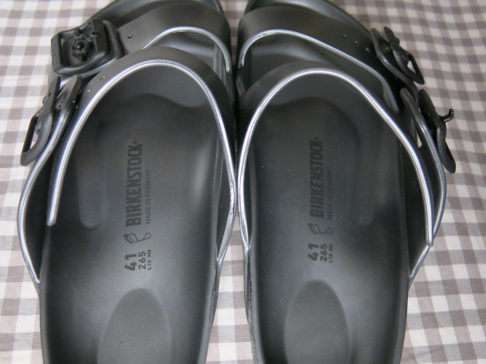 Birkenstock Arizona EVA sandals anthracite EU 41 US women 10-10.5 regular/wide