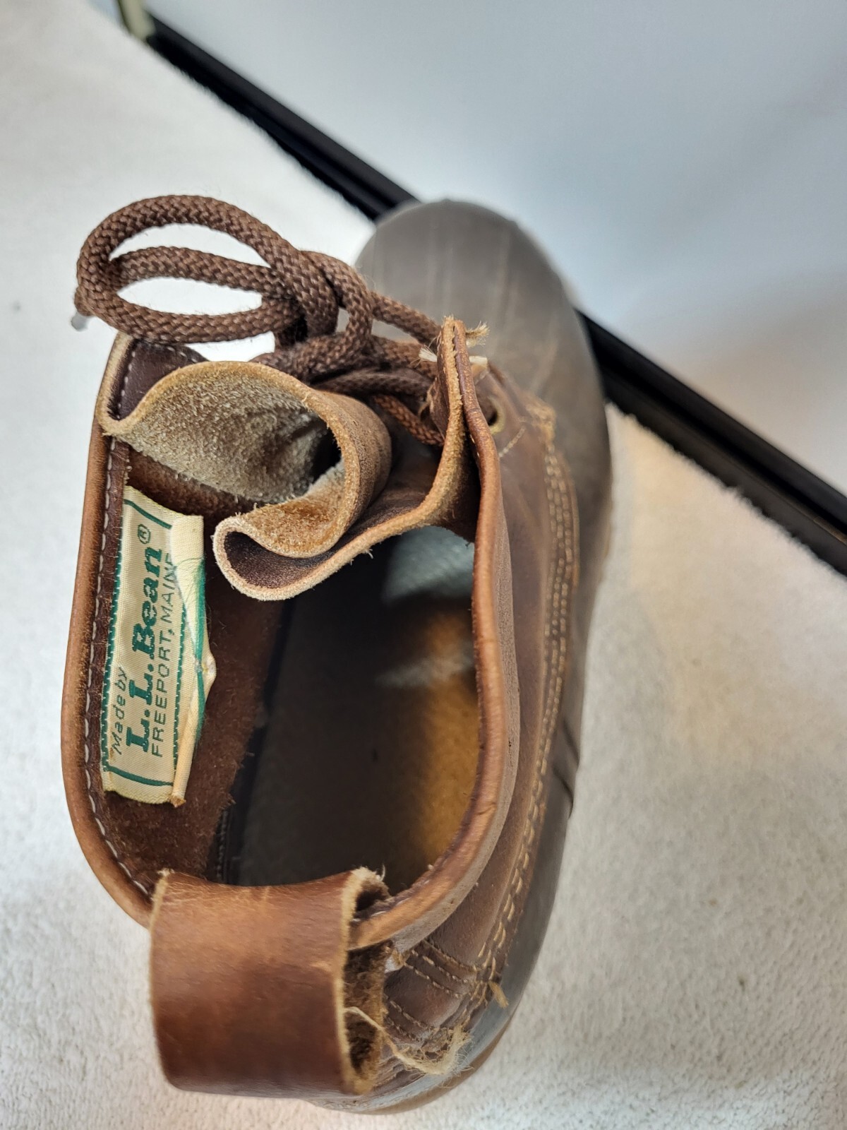 Vintage LL Bean Boots Womens 8 Maine Waterproof Hunting Shoe Duck Boot