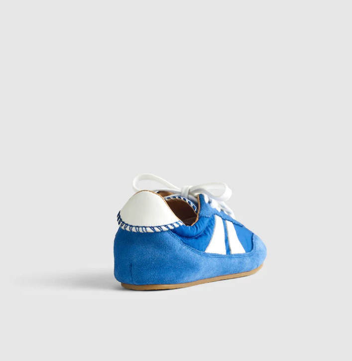 Madewell The Oaklynne Sneaker Women’s Retro Low Top Leather Nylon Casual Lace Up