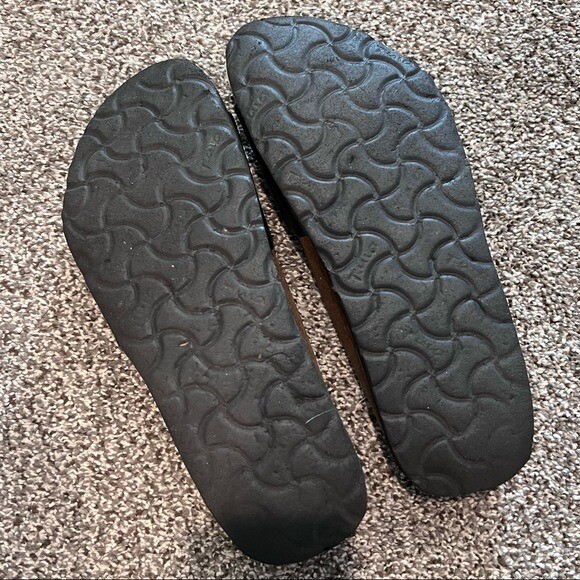 Women’s Tula by BIRKENSTOCK Black Strap Slide Sandals Sz 7.5