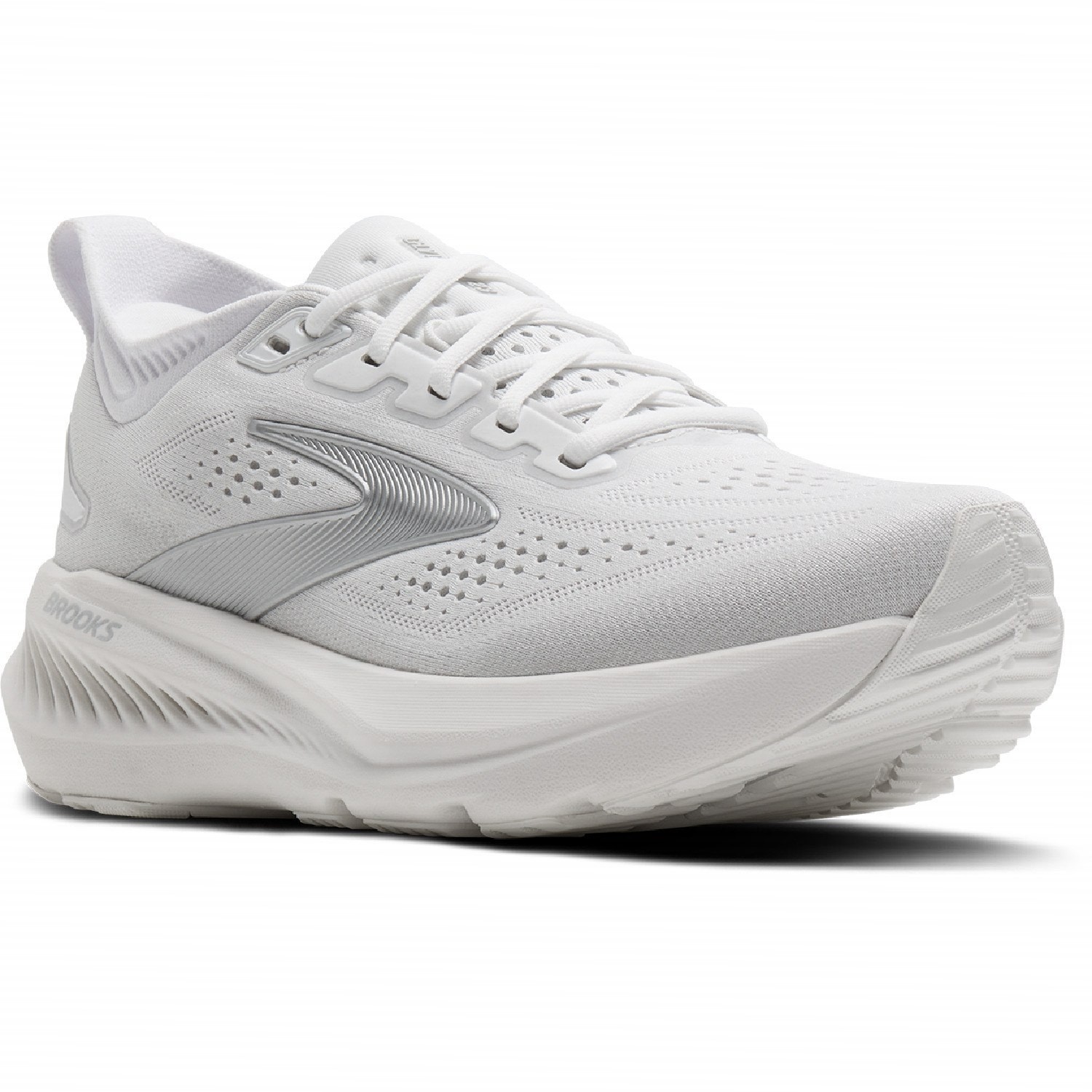 Brooks Women’s Glycerin 23 Running Shoes, White/Grey (NEW)