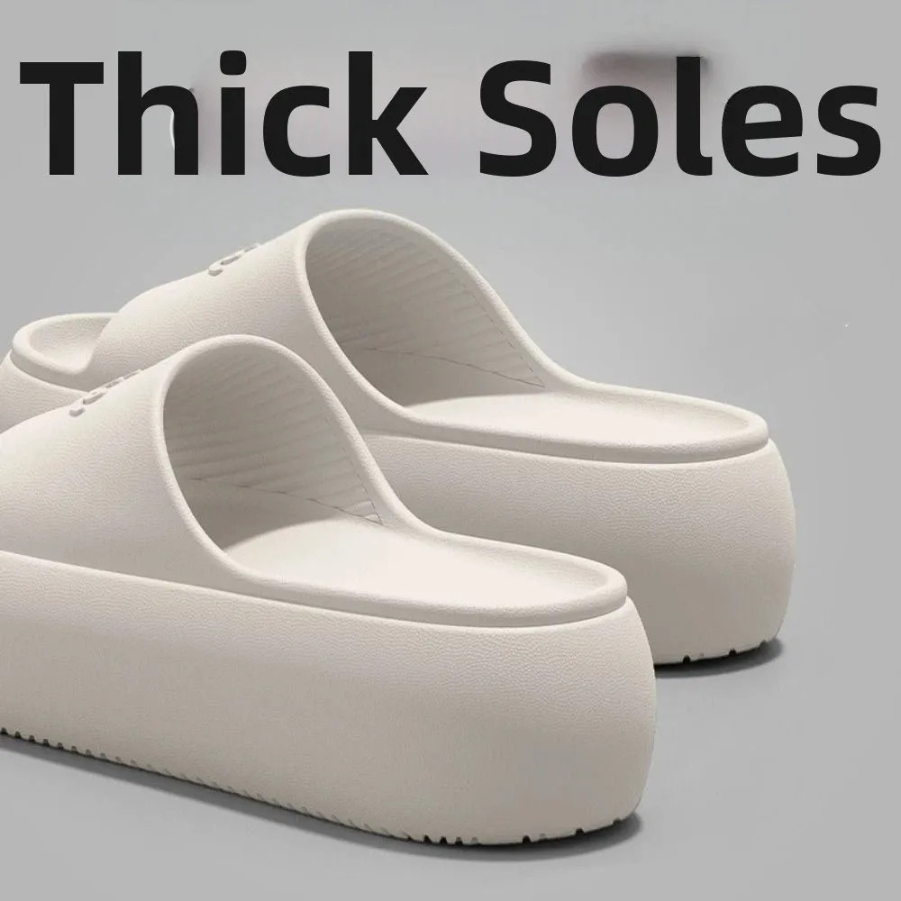 Non-slip Thick Sole Slippers Summer Style Comfort Home Slippers Height Increasin